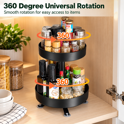 2-Tier Rotating Spice Organizer