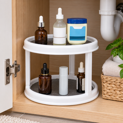 2-Tier Lazy Susan Organizer